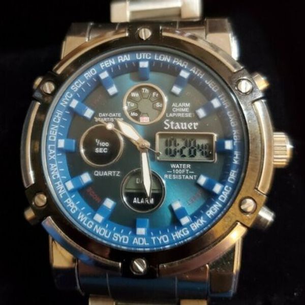 Stauer Blue Stone Chronograph