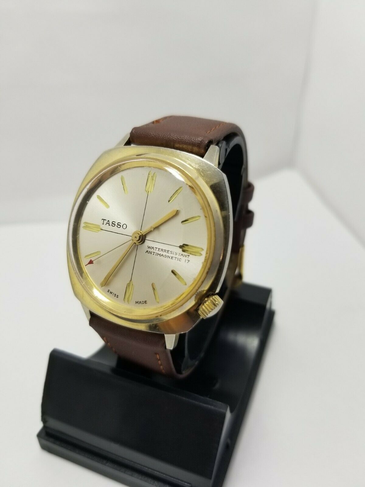 Vintage TASSO men's watch EB 8800 17 Jewels Manual winding SWISS