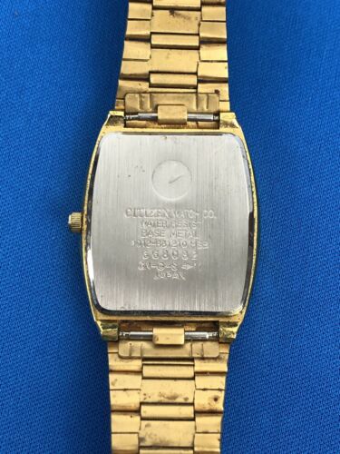 citizen watch co water resist base metal 1012 price