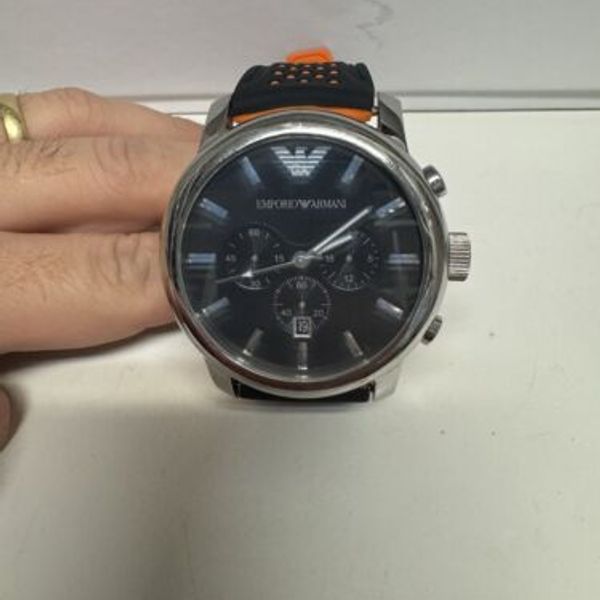 Emporio Armani Watch AR-0431 Stainless 50 meters Chronograph OEM ...