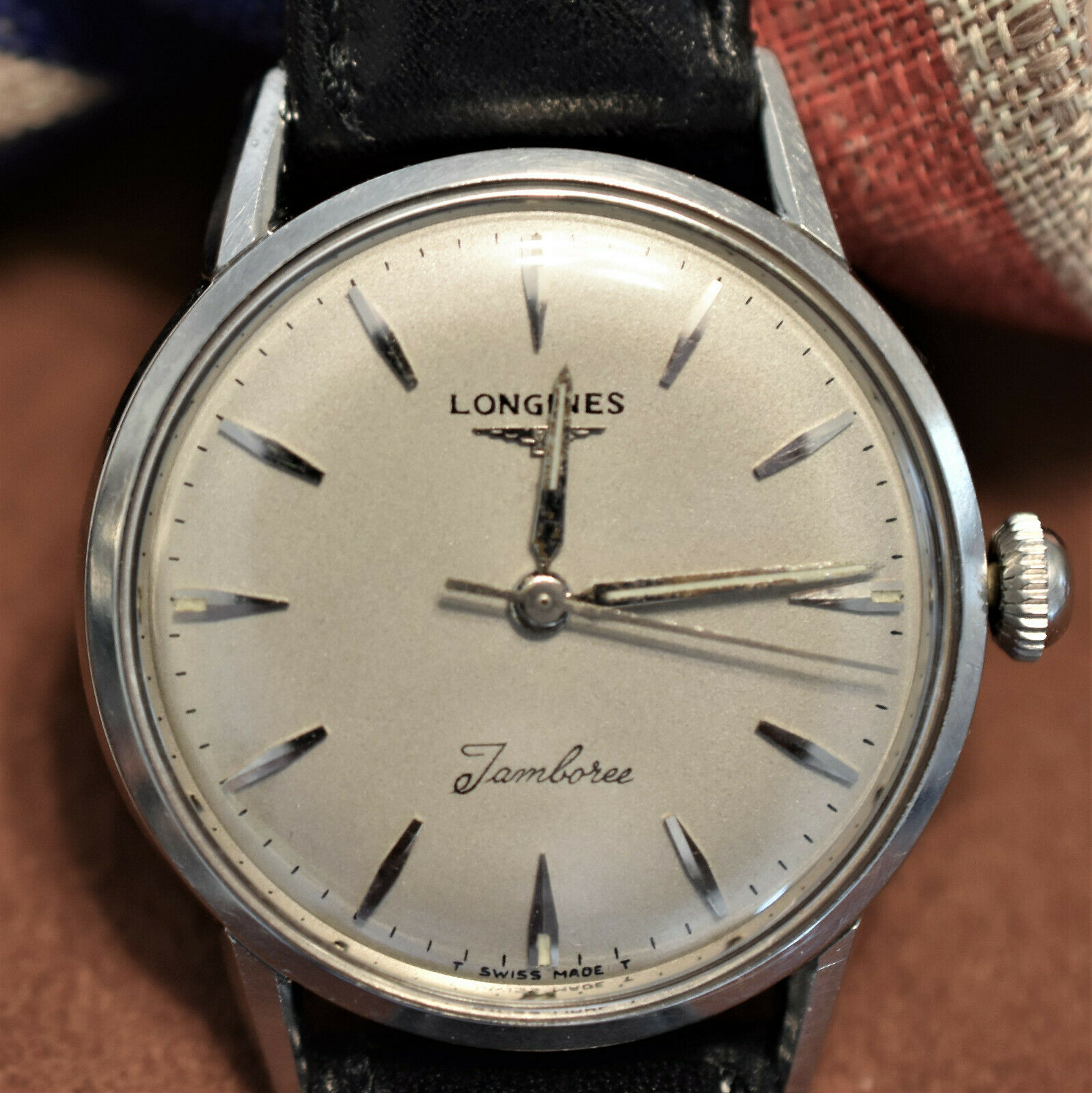 Bright Clean Longines 1958 59 All Guard Jamboree 17 Jewel cal