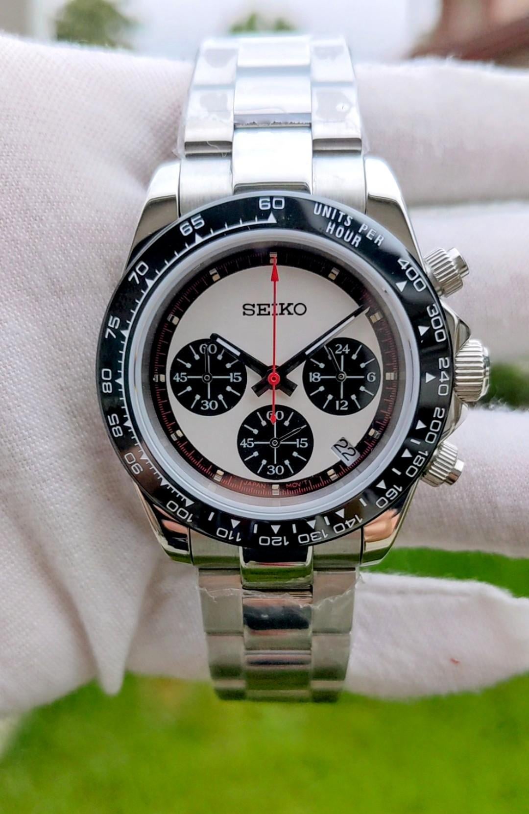 WTS] Custom Watch Mod: Vintage Panda Dial Chrono - Seiko VK63