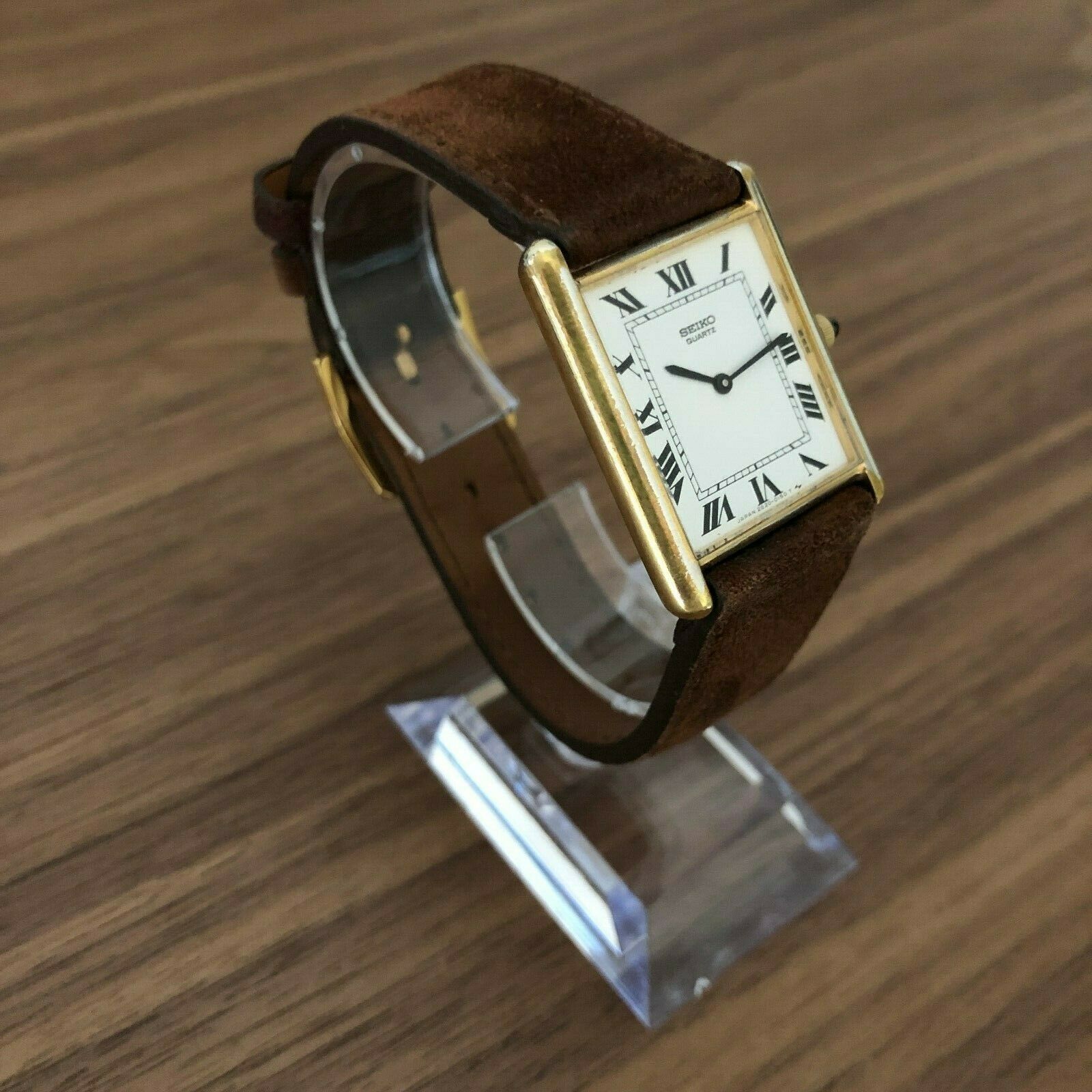 SEIKO Tank LC 2620-5040 26mm Daini Seikosha 1979 RARE