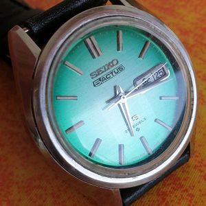 SEIKO５ ACTUS SS 25JEWELS SEIKO 5 ACTUS SS 25J Automatic Ref.6106-7960 Green Dial
