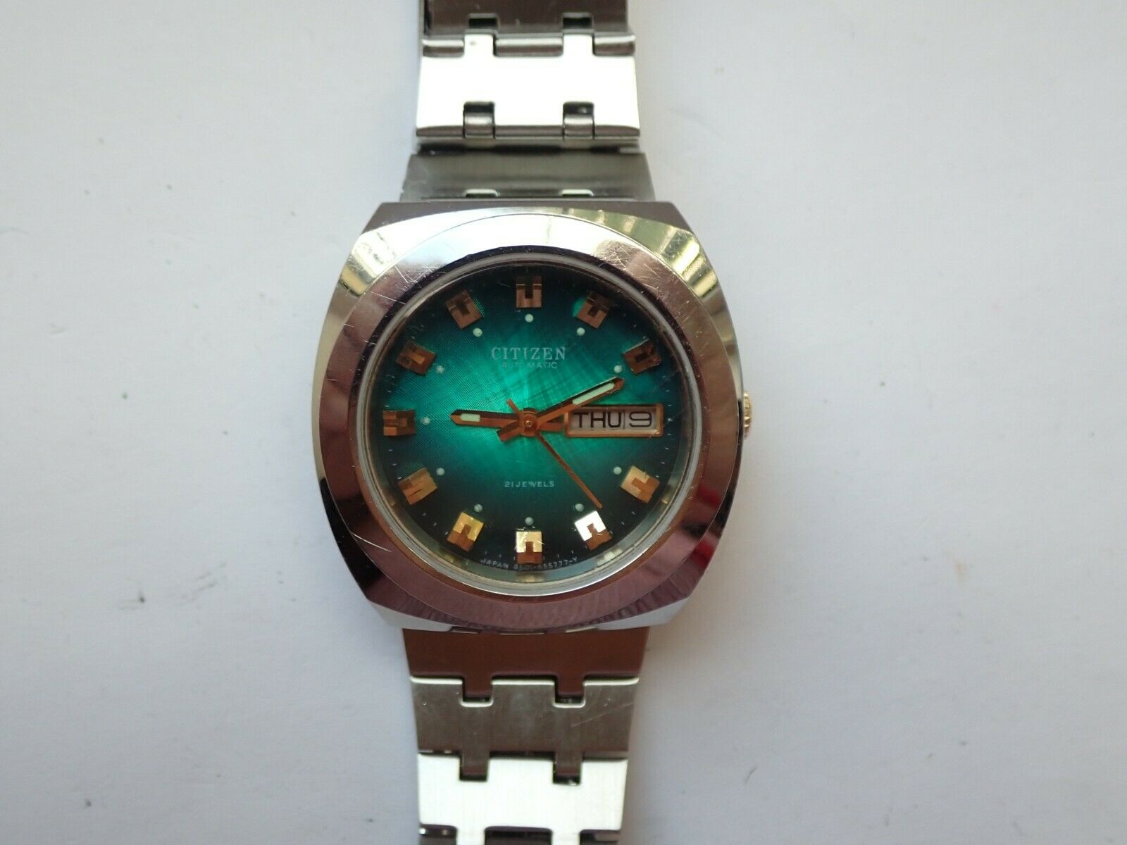 Citizen Automatic & Hand 61-0712 Cal. 6501 October 1974 metallic