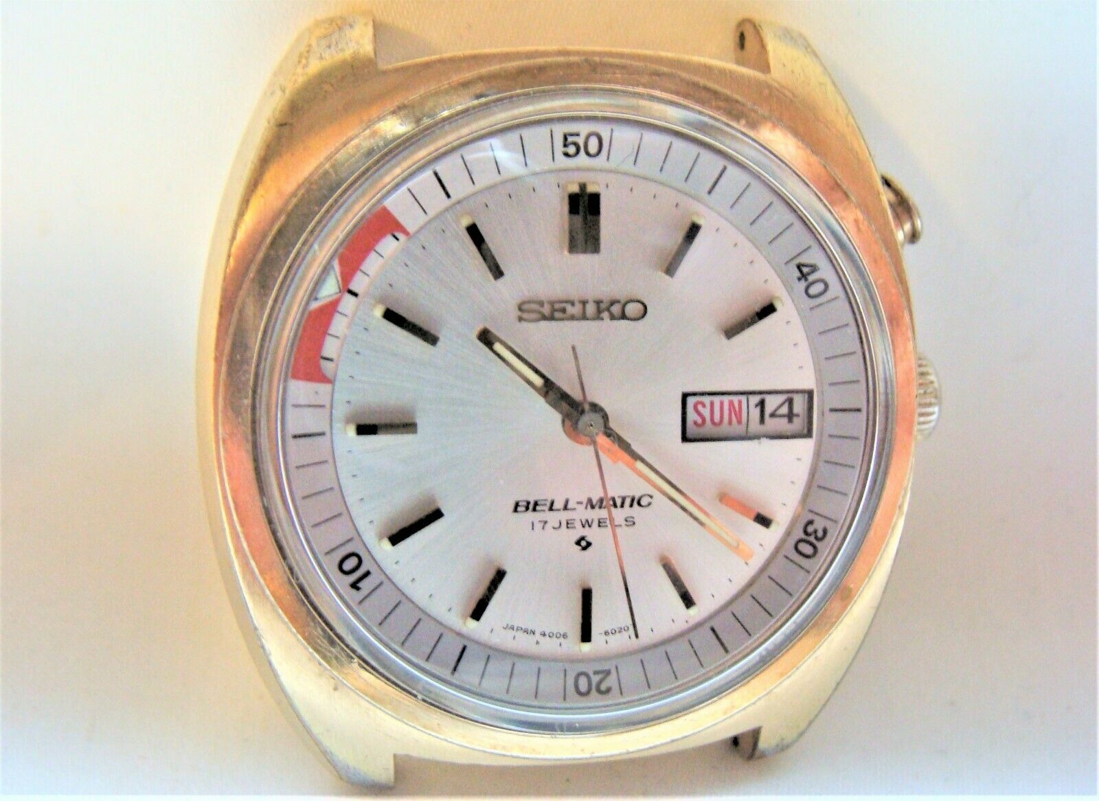 Vintage Seiko Bell-Matic 4006-6031 17 Jewel Men's Wrist Watch For