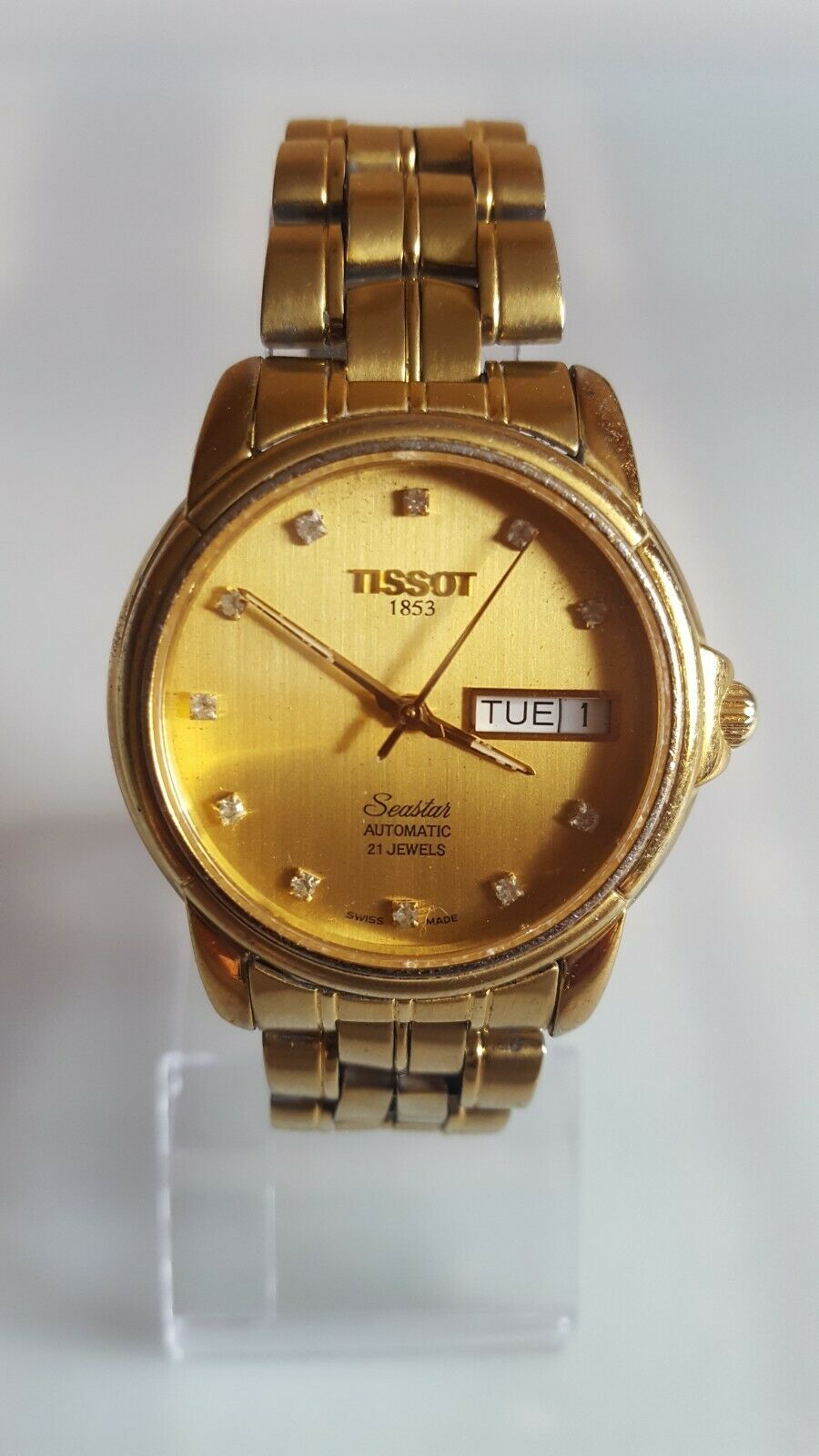 Tissot seastar hotsell gold plated