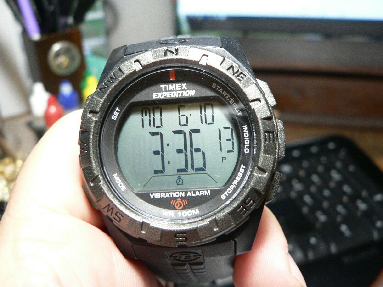 timex vibration alarm