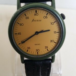 vintage seiko avenue sport dial 6531-600A wristwatch for men's