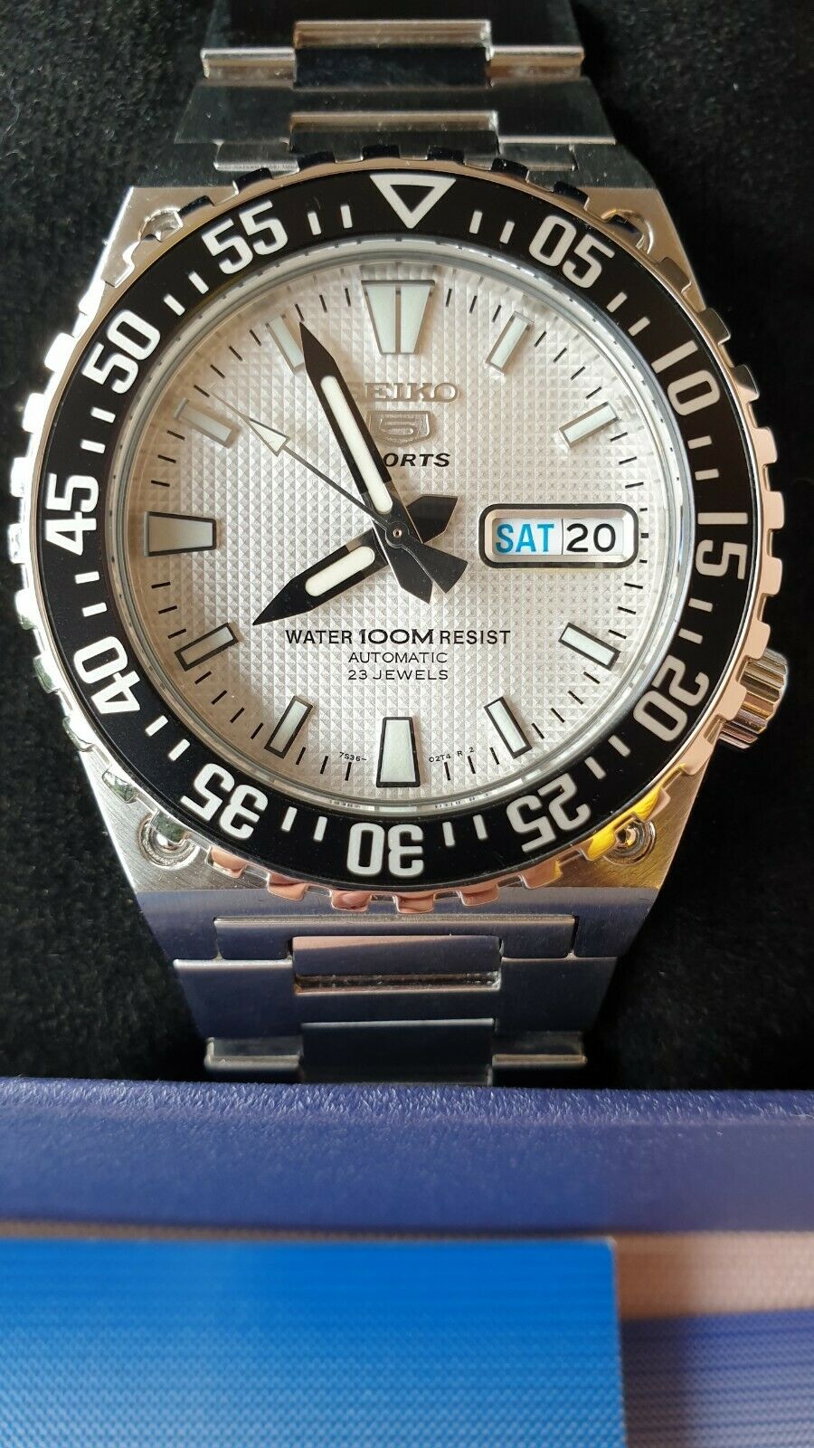 SEIKO 5 Sports SNZD65K1 White Dial Automatic Watch 7S36-02B0