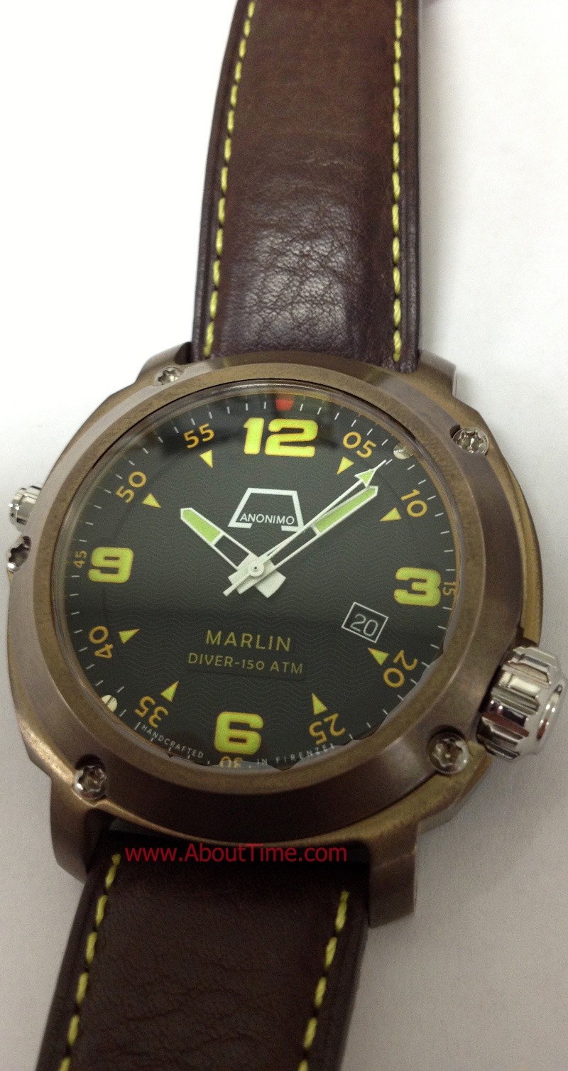 JUST ARRIVED NEW Anonimo Marlin Bronze Watch WatchCharts