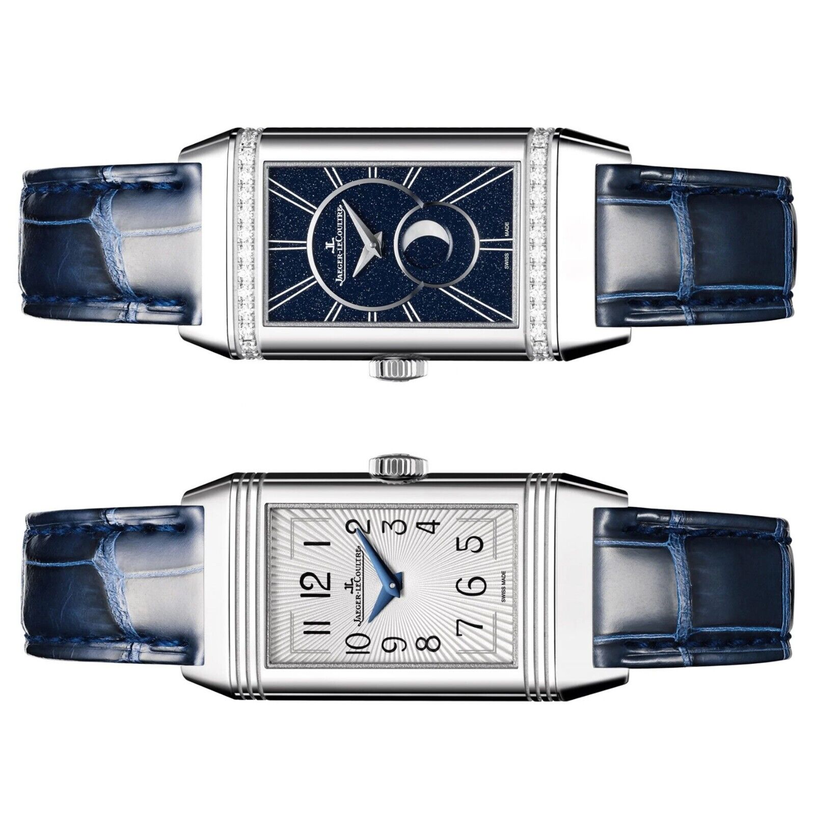 Jaeger LeCoultre Reverso One Duetto Moonphase Ladies Wristwatch