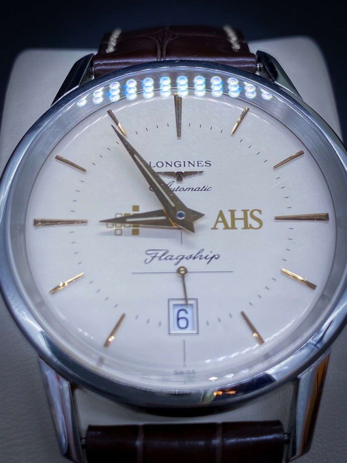 Rare Longines Automatic Flagship Heritage 91 of 201 AHS Custom