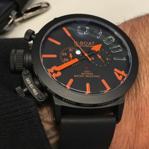 U Boat U1001 no.2 of 1001 Italo Fontana Limited Edition Black Orange WatchCharts Marketplace