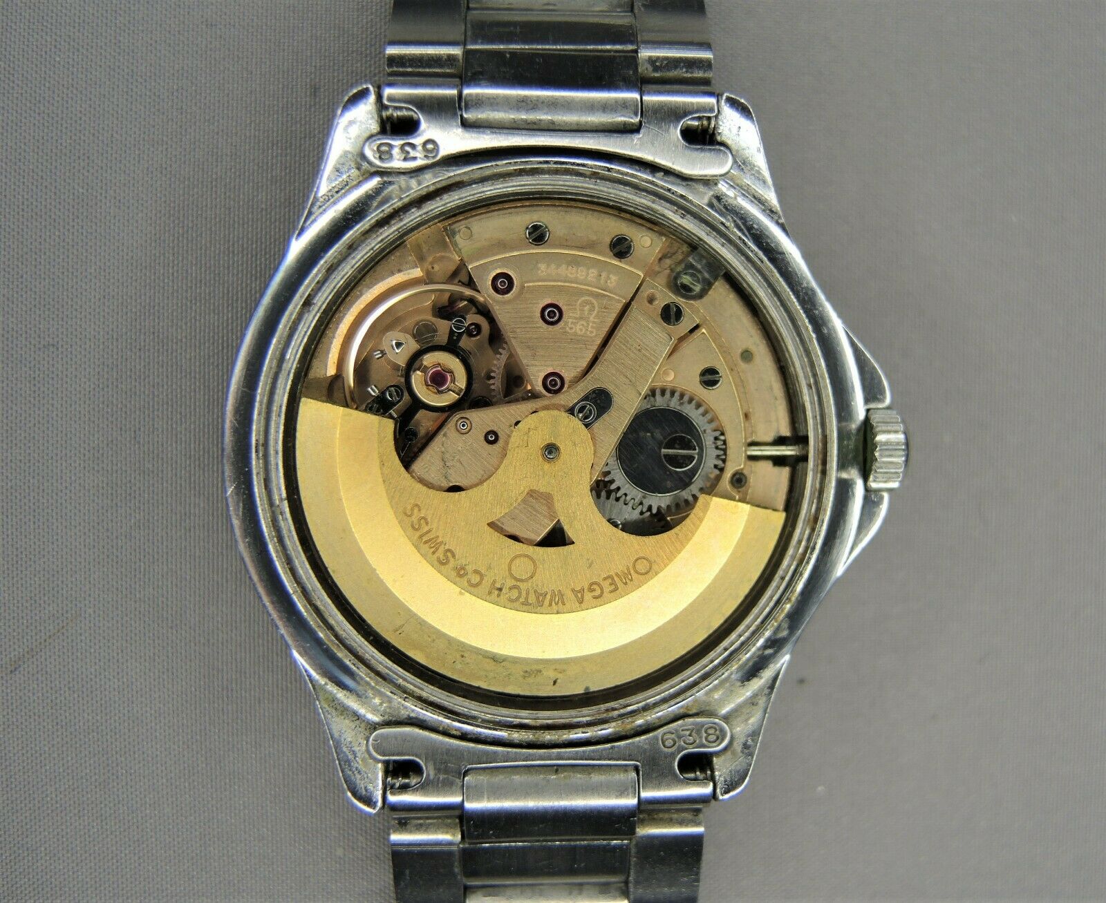Vintage Omega Geneve Blue Admiralty 166.054 565 Automatic