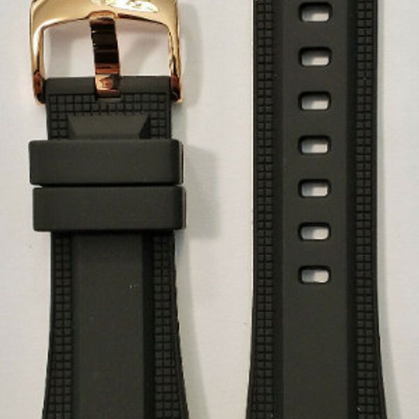 [Watch belt, band] BULOVA Bulova 98A109 rubber band genuine belt strap