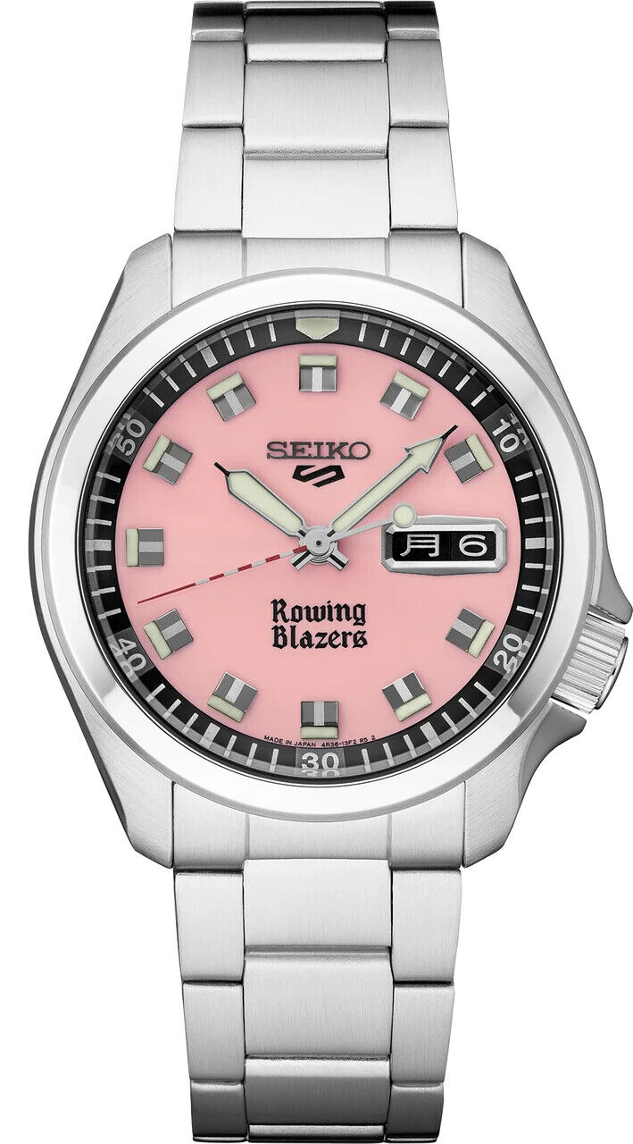 NEW ROWING BLAZERS X SEIKO 5 SPORTS WATCH LIMITED EDITION SRPJ67