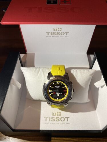 ⭐️レア腕時計★TISSOT T-TOUCH NASCAR★限定品★送料無料★ Tissot T-Touch NASCAR - Special Edition Yellow / T RACE