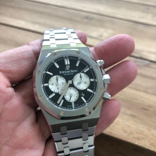 Audemars Piguet Royal Oak 41mm Chrono reverse panda Ref:#26331ST.OO ...