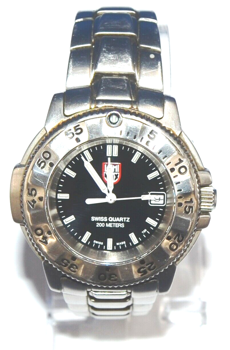 LUMINOX NAVY SEAL STEEL 3200 SERIES Quartz Men's Watch - Pre Owned