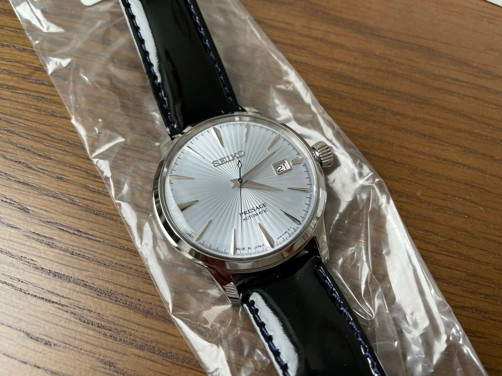 teenagere Aggressiv begrænse Seiko Presage SRPB43J1 Cocktail Time Automatic - Blue, New in Box, Warranty  | WatchCharts
