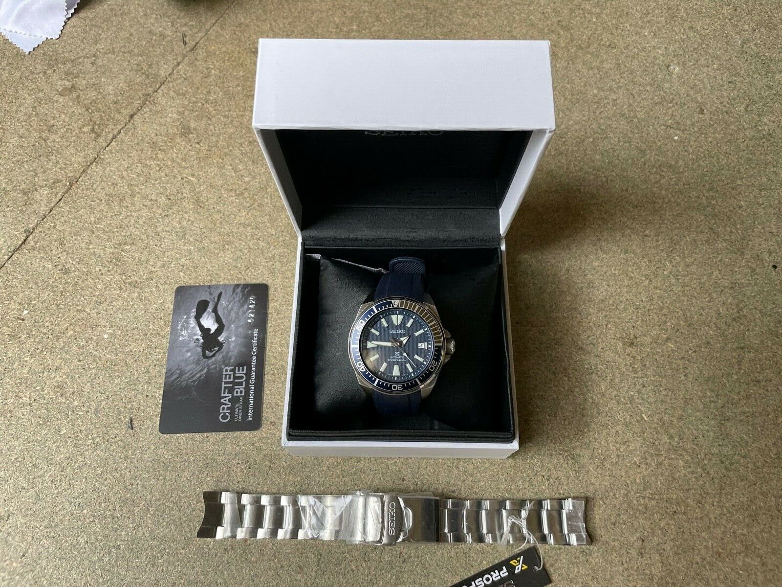 Seiko Prospex Samurai 4R35 01V0 Including Steel Bracelet and