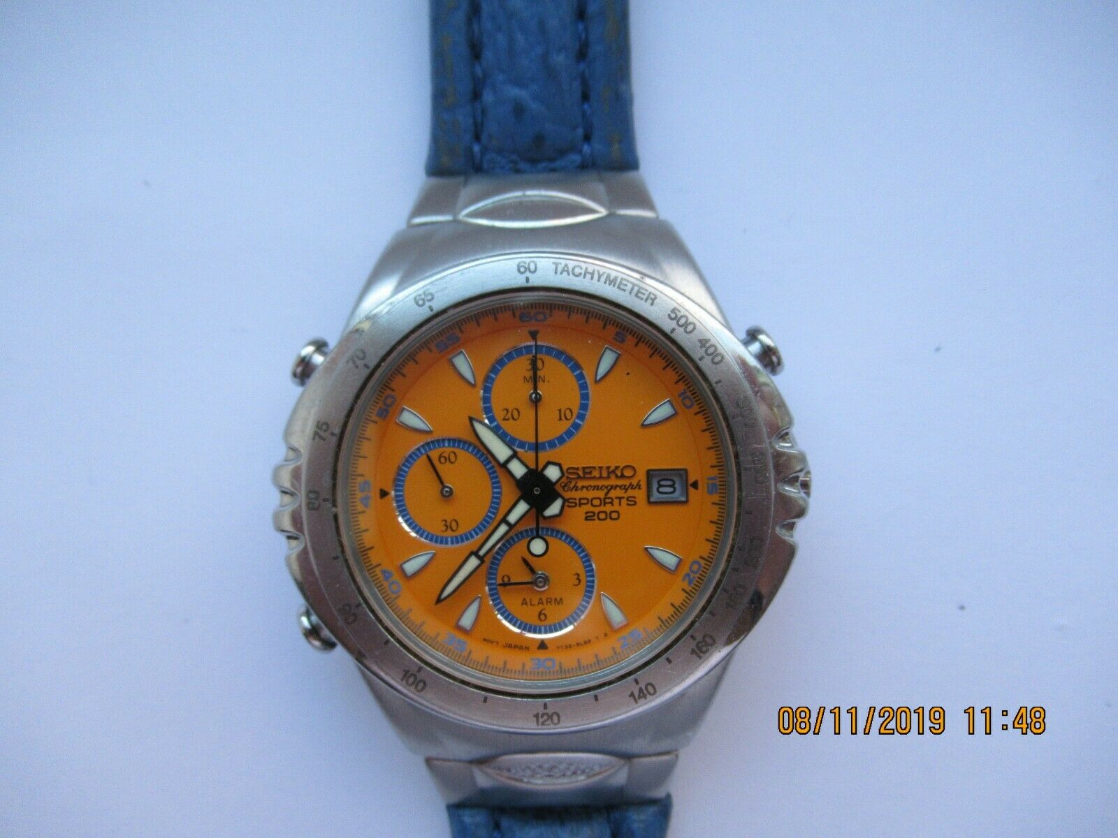 Seiko 7t32 6h60 Giugiaro Design Macchina Sportiva Oct 1996