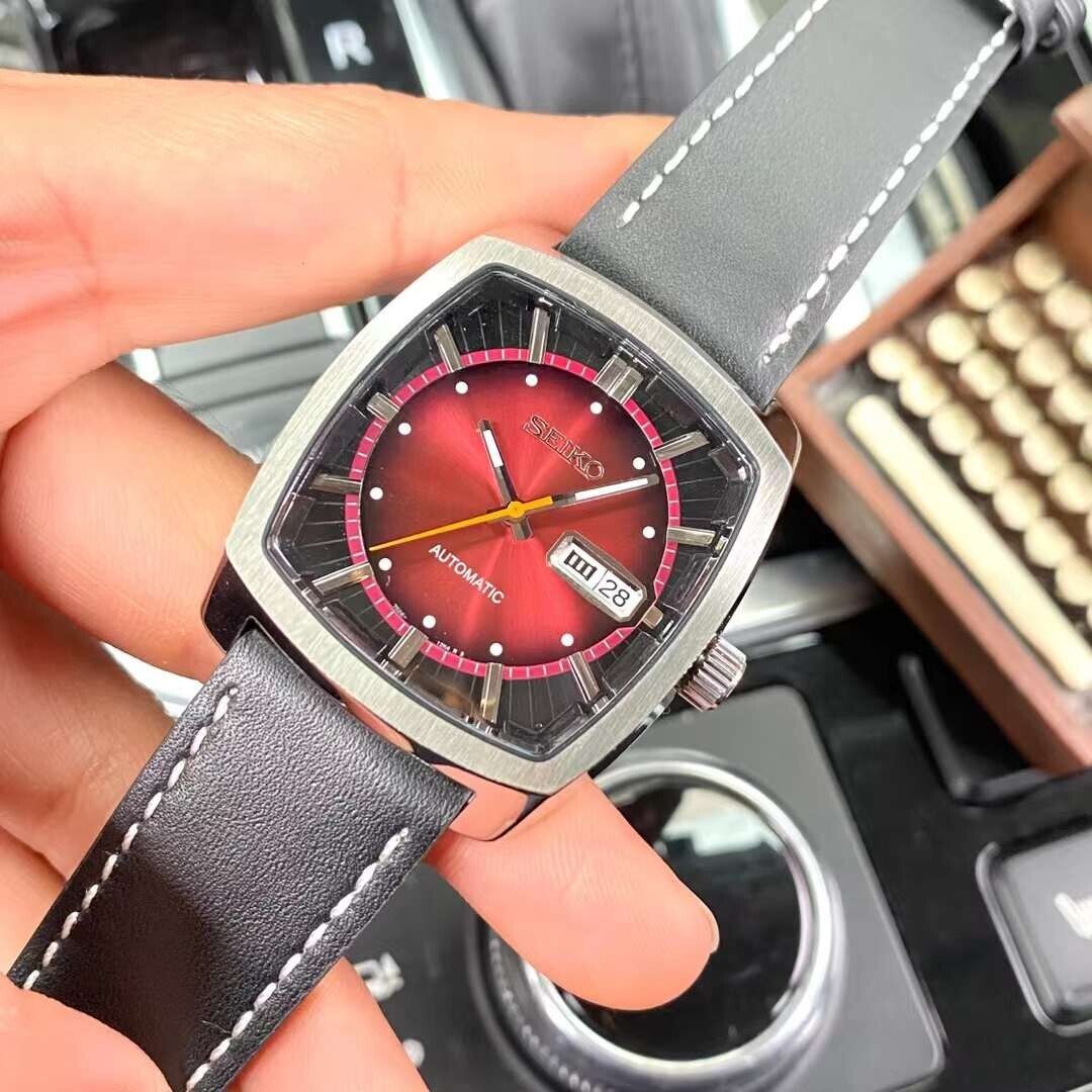 Seiko 7S26-04Y0 Mens SKNP25 Watch Square Automatic Movement