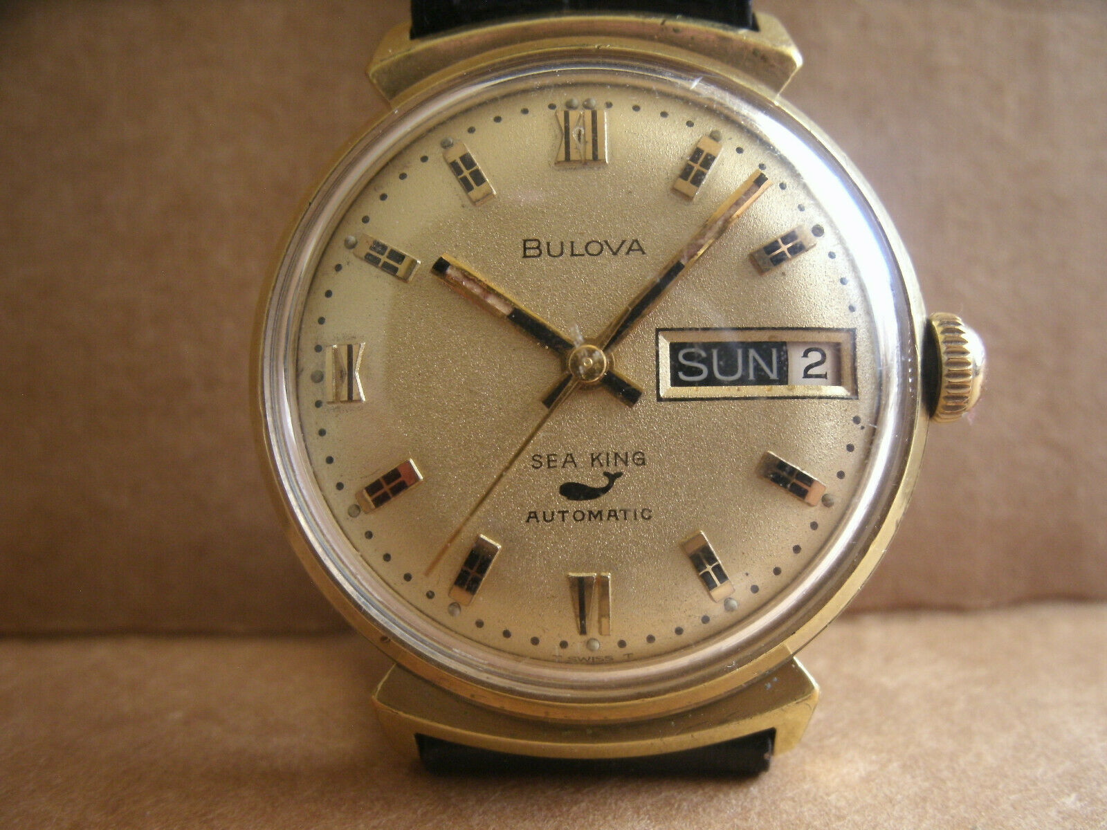 bulova sea king automatic vintage