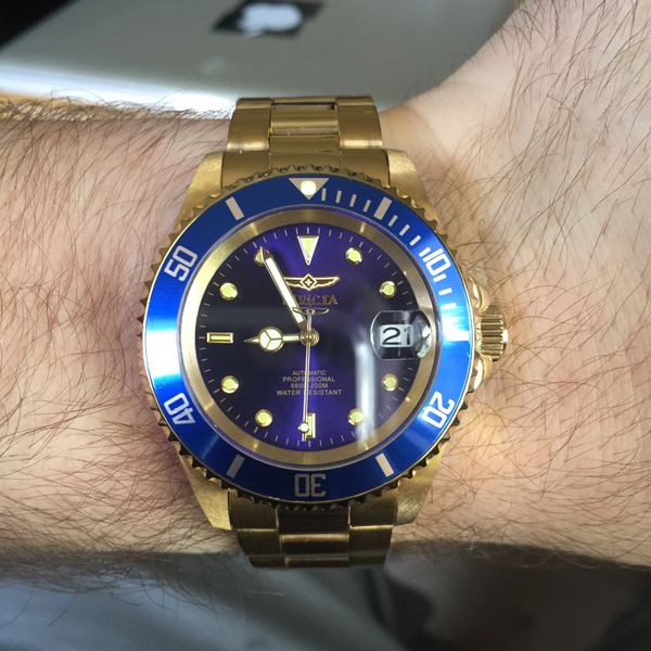[WTS] Invicta Pro Diver Gold, Strapcode Angus Jubilee bracelet for ...