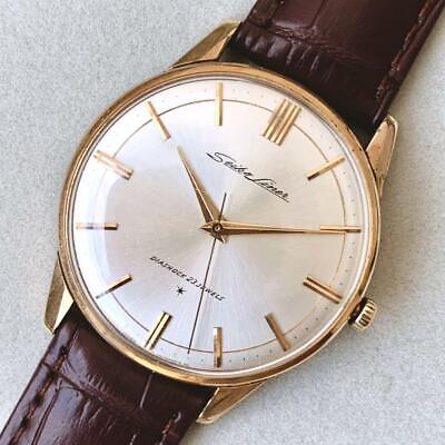 SEIKO Liner Vintage Watch Manual Winding 23 Jewels 1960s Gold