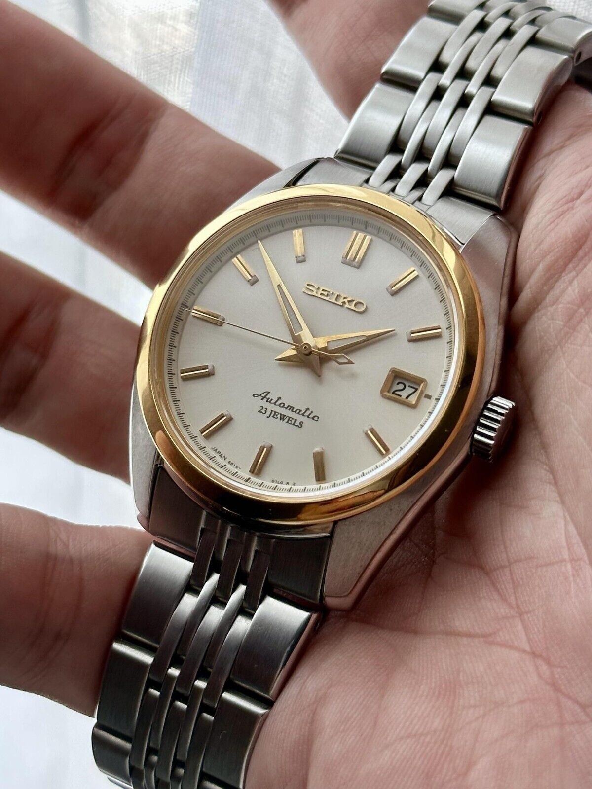 Seiko SARB070 Rare two tone gold sunburst | Excellent condition