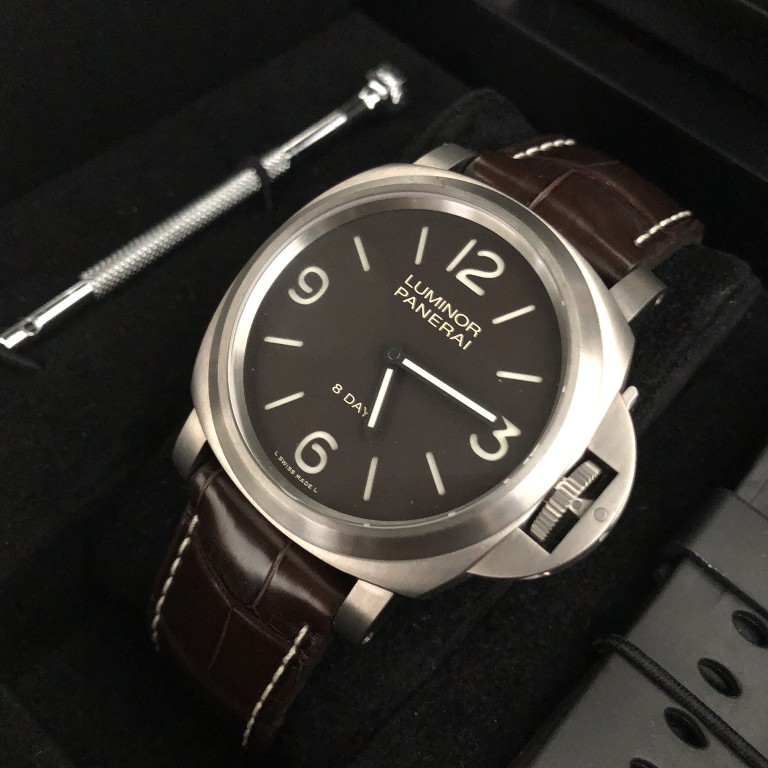 FS MINT Panerai PAM 562 Q Series Luminor 8 Days Manual Titanium