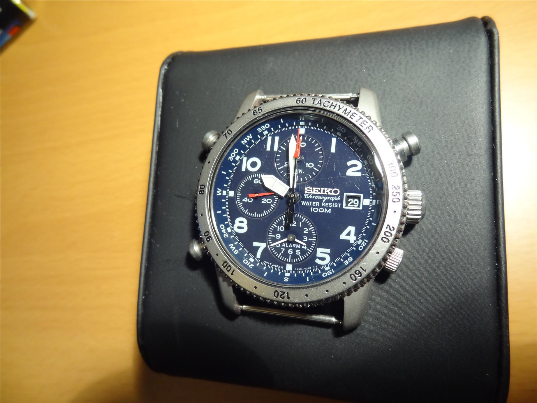 Seiko Pilot Chronograph 7T32 7E50 WatchCharts