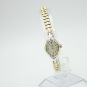 Vintage Caravelle sold by Bulova NIB NOS hand wind working watch 10k rgp band M7-1967