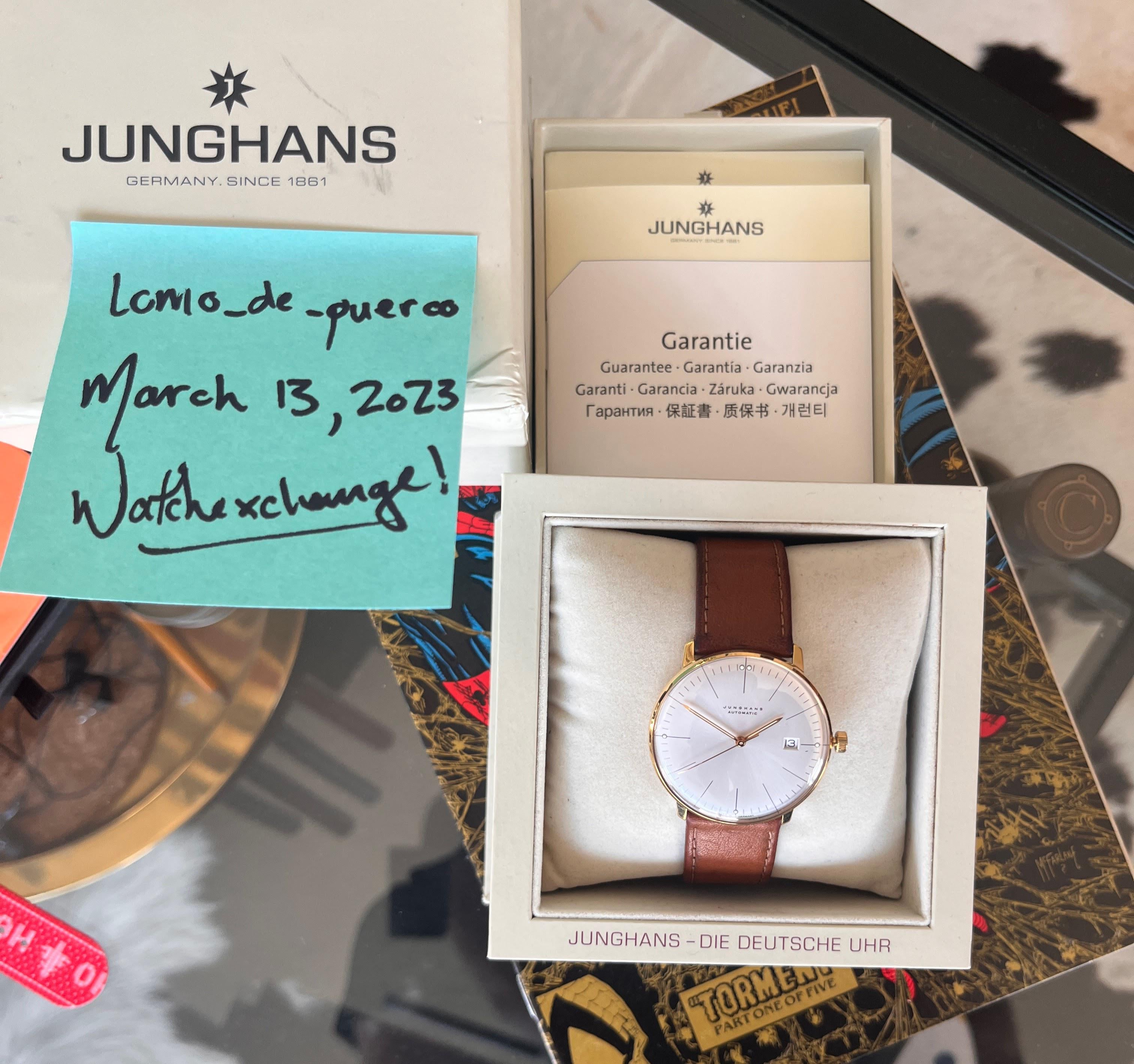 WTS Junghans Max Bill Automatic 027 7700 Full Kit WatchCharts