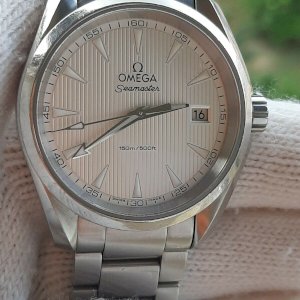 OMEGA WATCH 196.1118 SEAMASTER AQUA TERRA 150M QUARTZ CAL.4564 MENS 39mm SWISS WatchCharts Marketplace