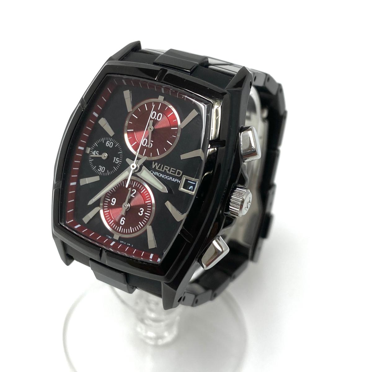 Wired chronograph watch hot sale