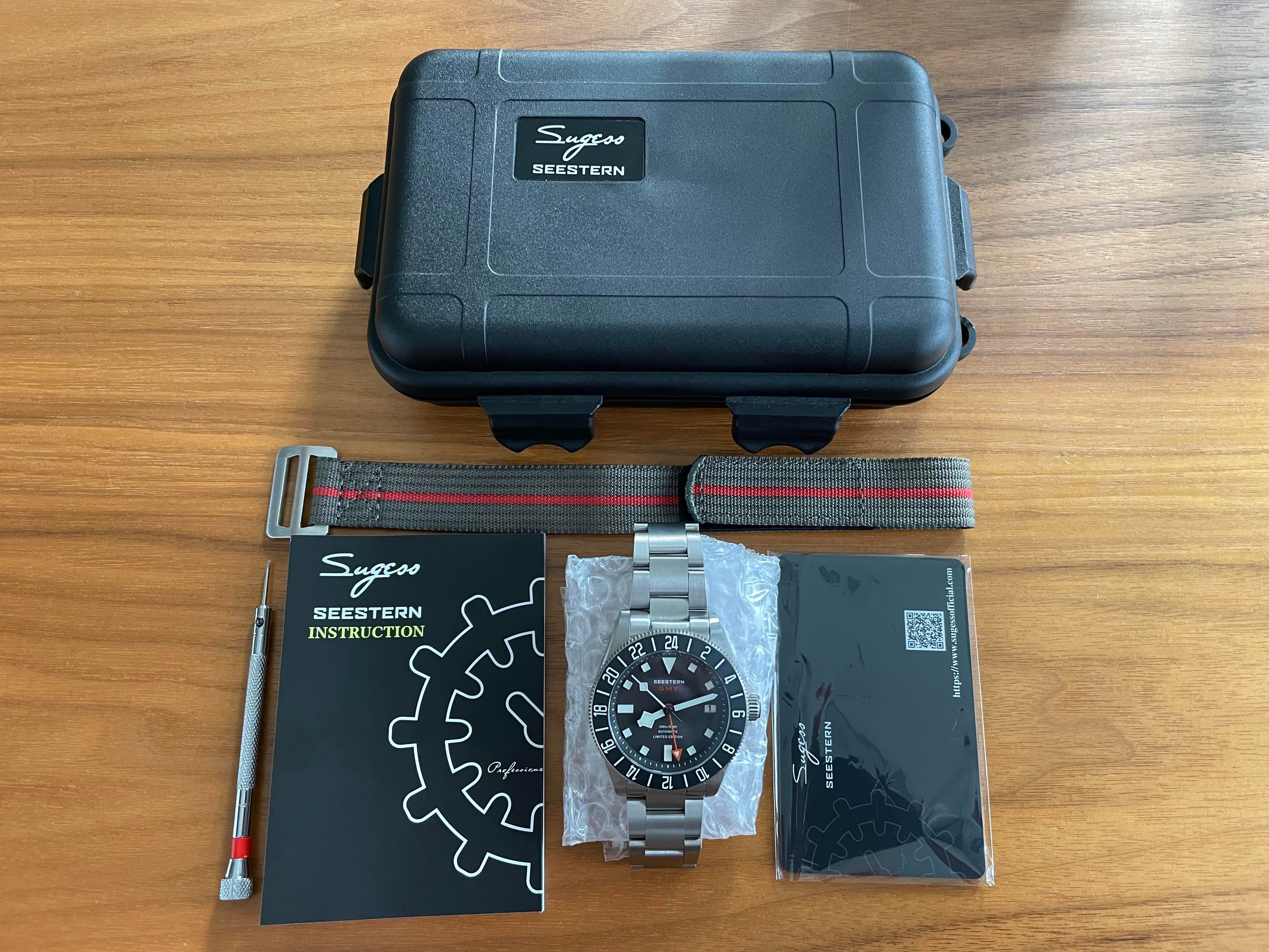 [期間限定出品] SEESTERN チタンGMT 2025Limited WTS] SEESTERN Titanium GMT Men's Watch | 2025 Limited
