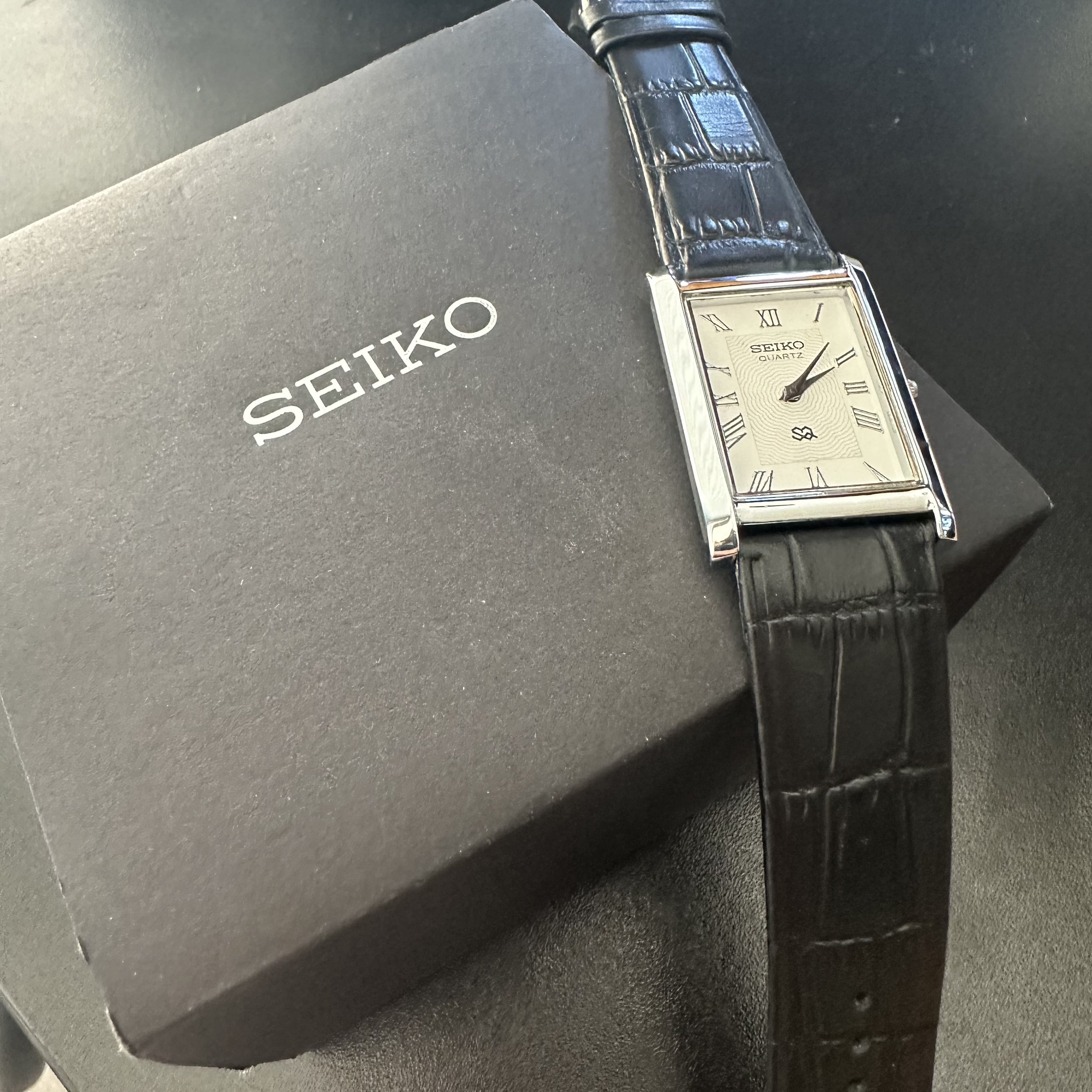 WTS] Vintage Seiko Tank White Dial $99 shipped | WatchCharts