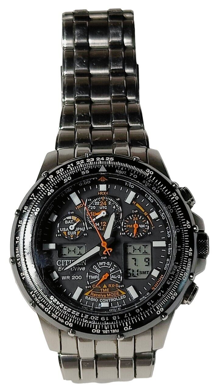 Citizen Skyhawk A-T Eco-Drive Chronograph Radio Controlled WR200