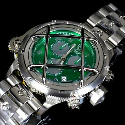 Invicta Russian Diver Nautilus Caged Swiss Mvt Steel Green 52mm