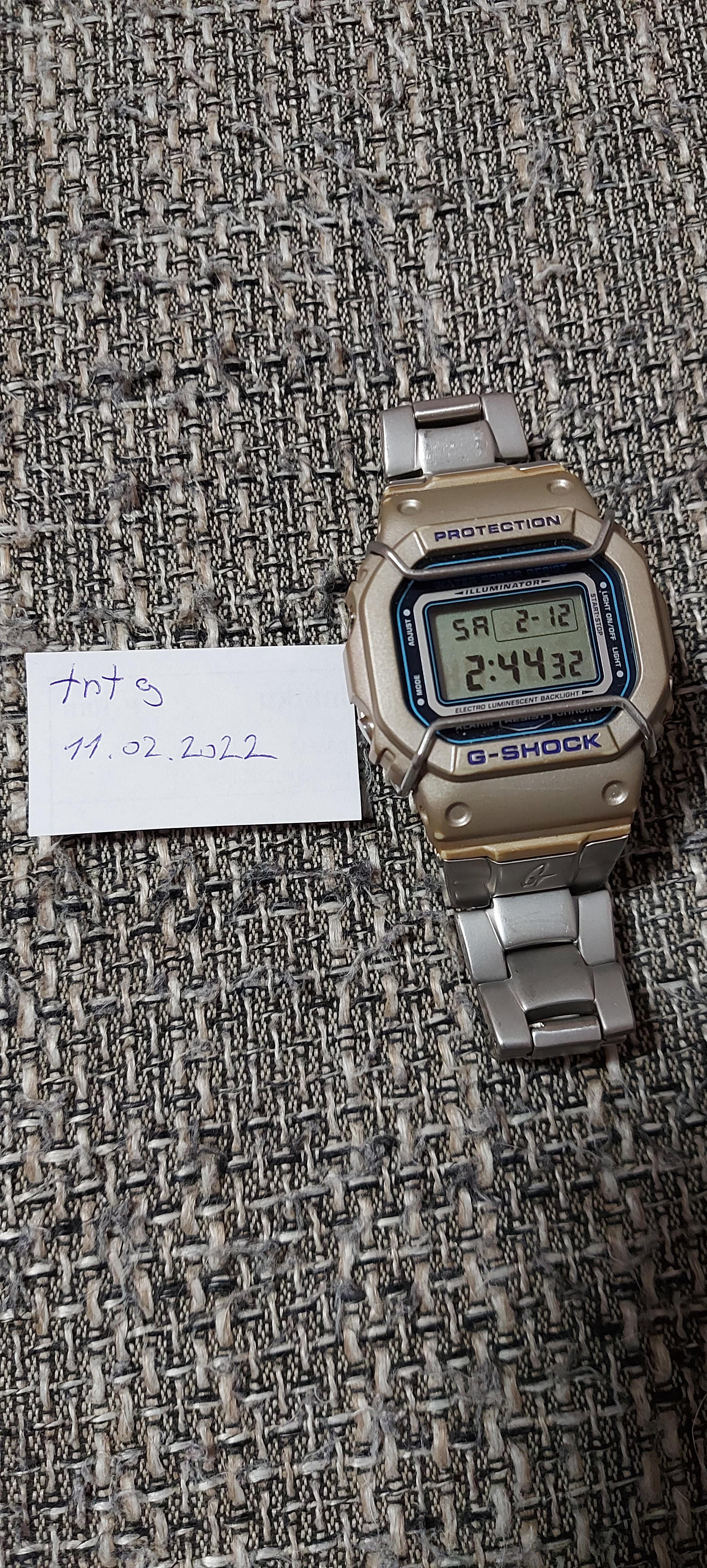 WTS] Casio G-Shock DW-5000BL-2 with Stainless steel bracelet