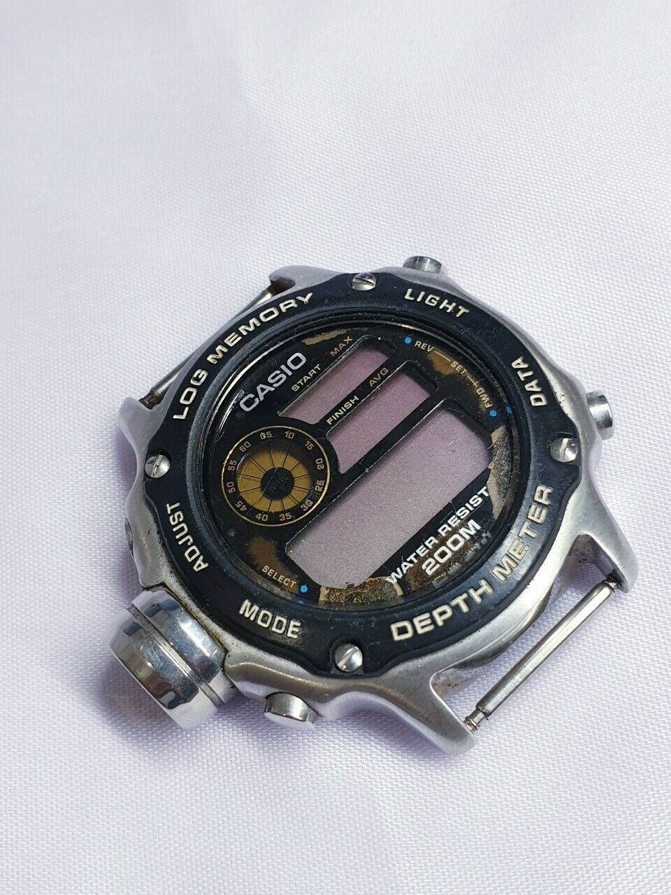 Casio Log Memory Depth Meter Air Divers M DEP Japan Digital