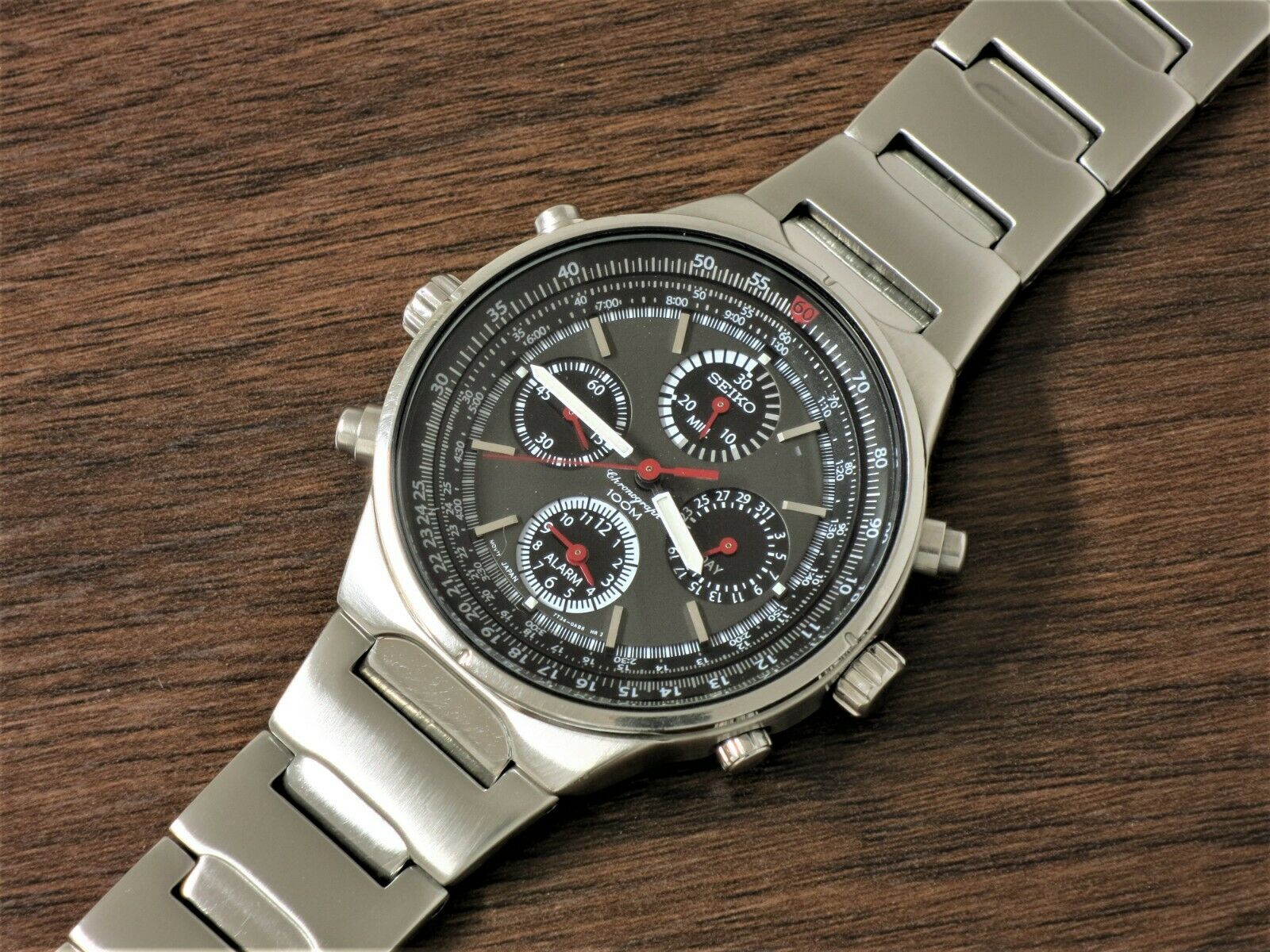 Seiko FlightMaster 7T34 0AA0 Chronograph Pilot Watch | WatchCharts