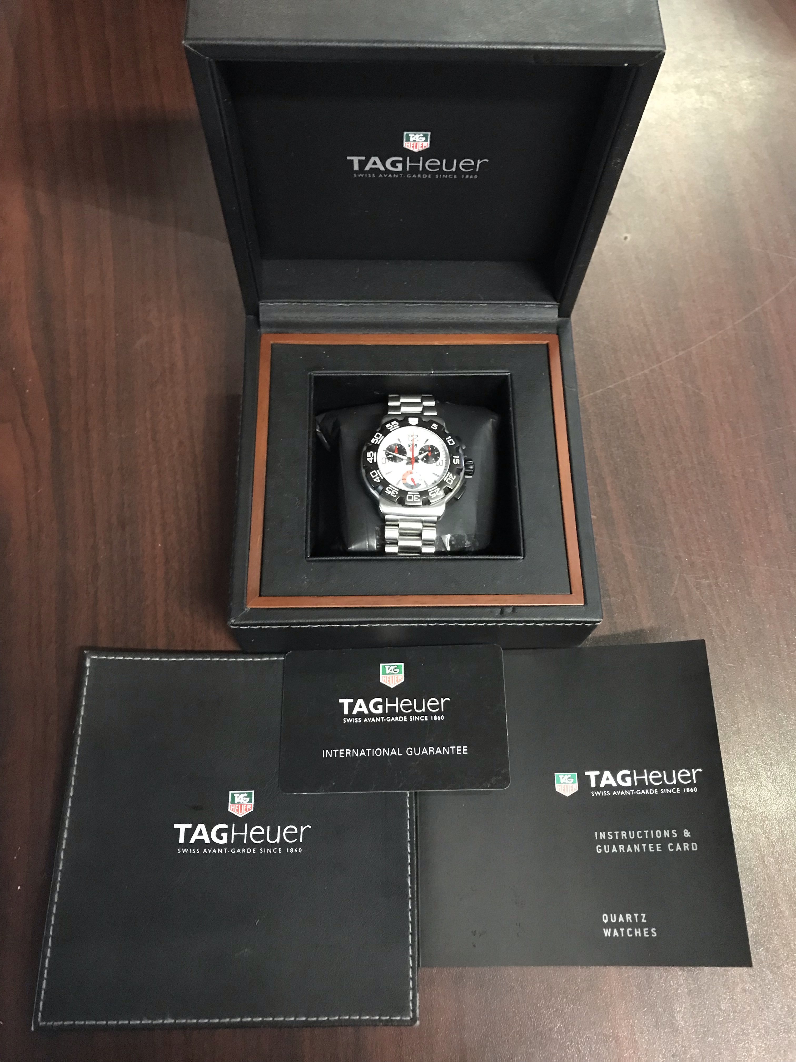 Couronne Originale Tag Heuer Pour Montres Formula 1 (réf. CAC111x, WAC111x) - Noire - Neuve étiquetée