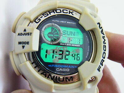 G-Shock Frogman DW-9900 LG-8JR Men In White Gray Titanium