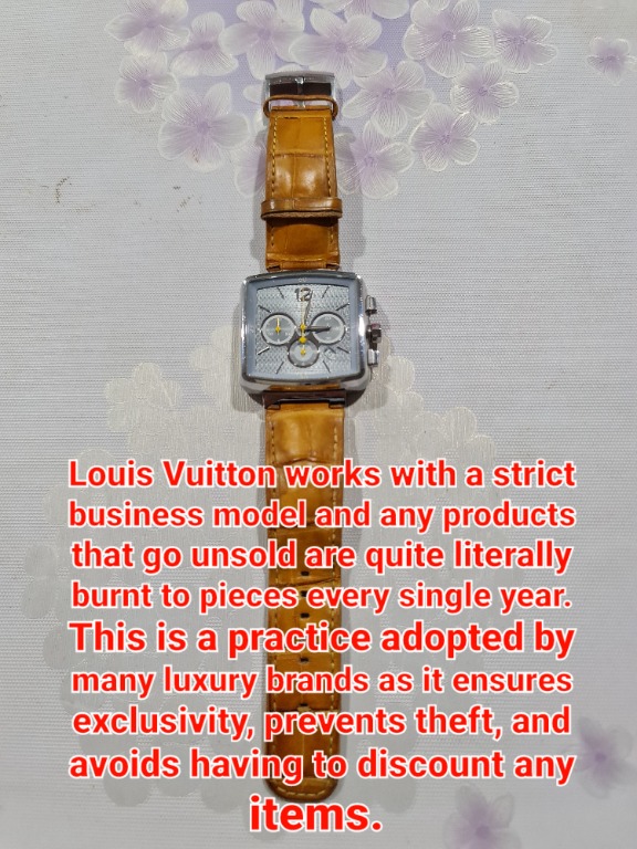 Louis Vuitton Q2121 Speedy Chronograph Blue Dial 40mm Circa 2010