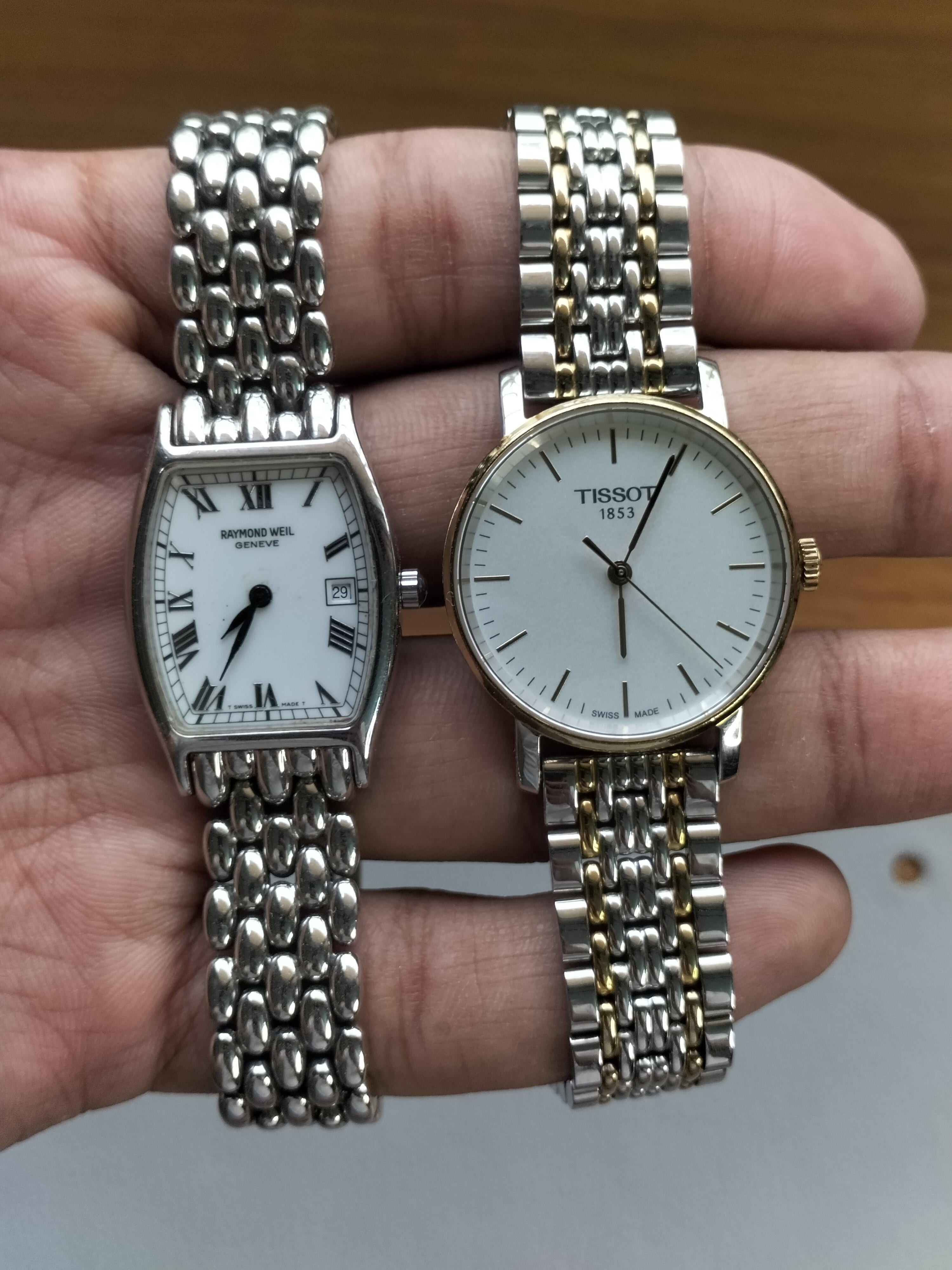 WTS Vintage Ladies Watches RAYMOND WEIL TISSOT TWO TONE USD