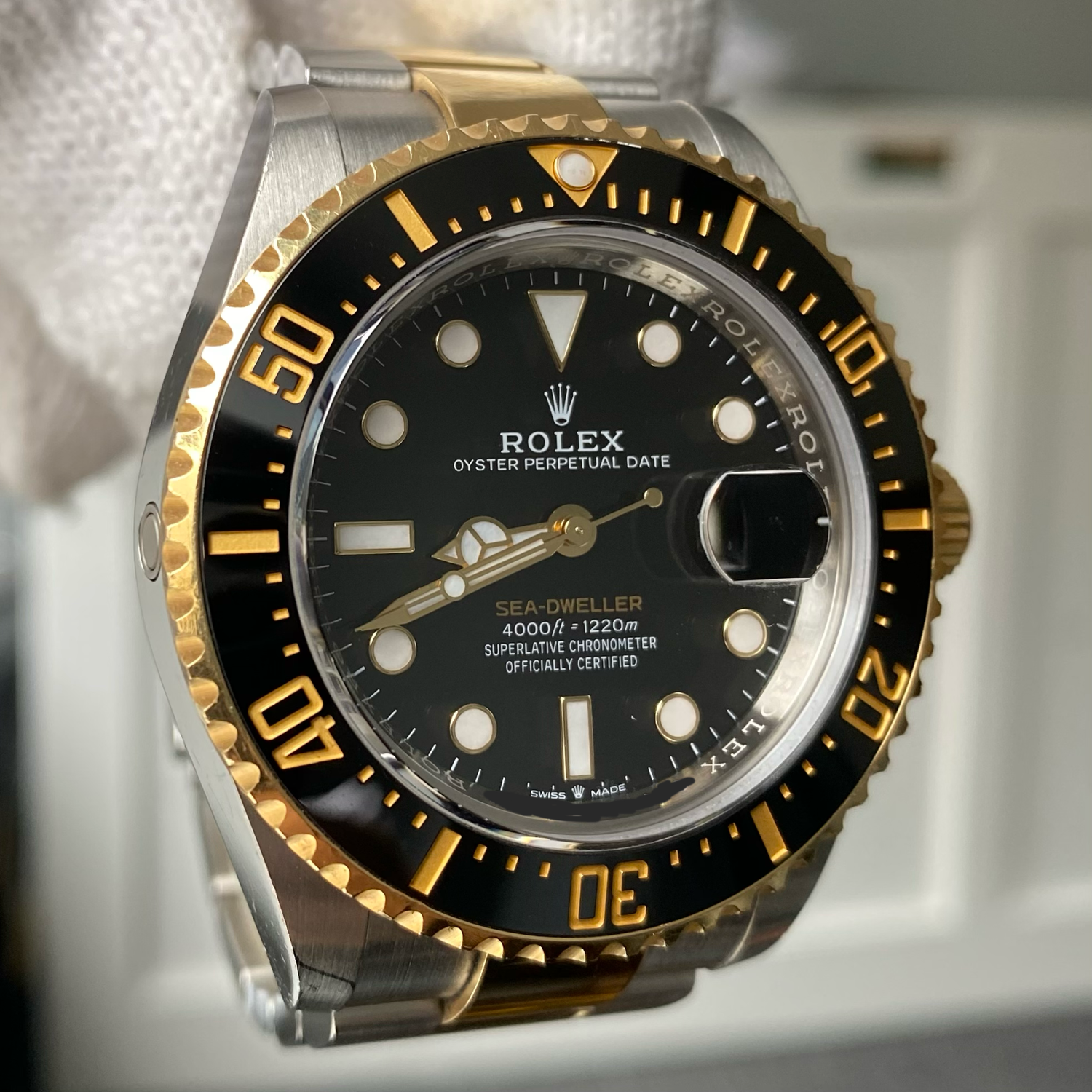 Rolex sea dweller two tone outlet price